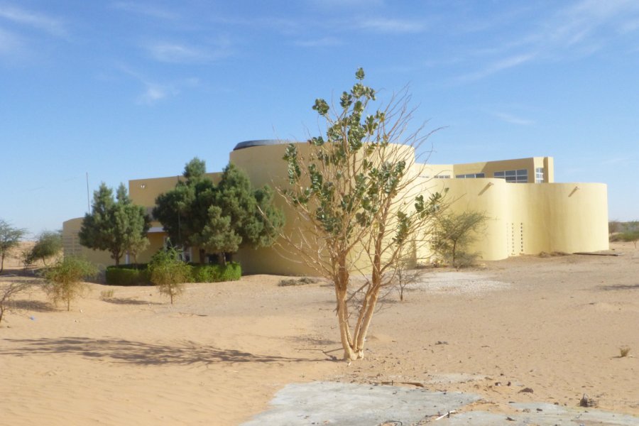 Le centre d'information du Banc d'Arguin, au bord de la route vers Nouadhibou. François JANNE DOTHEE