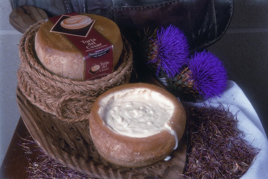 Le Torta del Casar est un fromage au lait de brebis. Ruta Via de la Plata