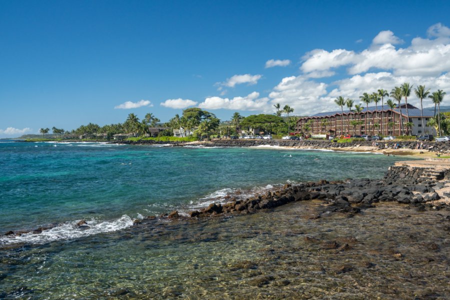 LAWAI BEACH (BEACH HOUSE) ET BABY BEACH