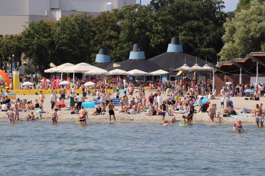Gdynia est particulièrement prisée l'été pour ses plages de sable fin. Jean-Baptiste THIBAUT
