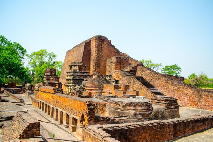 RUINES DE L'UNIVERSITÉ DE NALANDA