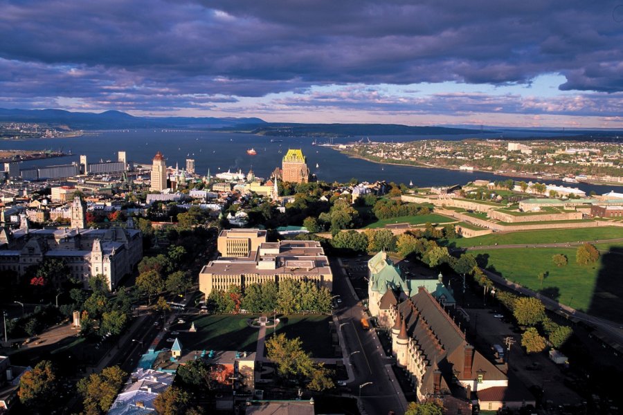 Vue panoramique du Vieux-Québec. Author's Image