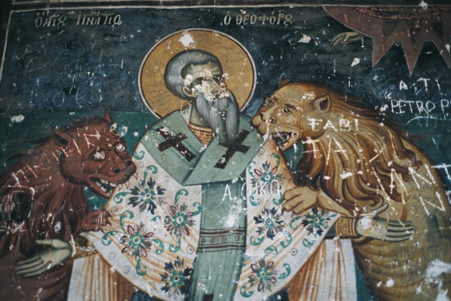 Fresque de l'église Saint-Nicolas. Julie Briard