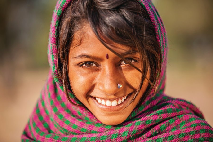 Jeune indienne du Rajasthan. Bartosz HADYNIAK - iStockphoto