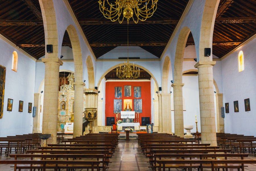 Intérieur de l'église de La Oliva, Fuerteventura. Dziewul - Shutterstock.com