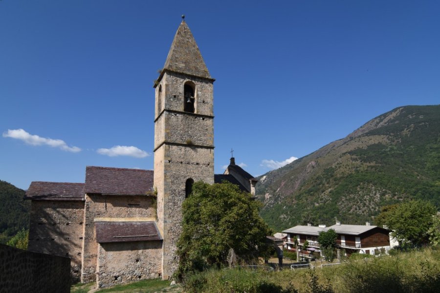 L'église Saint-Jacques-le-Majeur de Valdeblore. Gérard Bottino