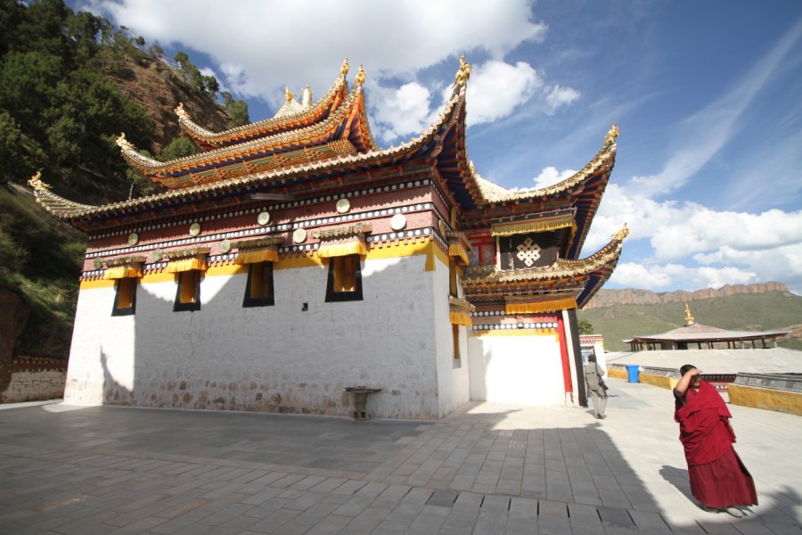 Monastère tibétain à Langmusi. Barthélémy COURMONT