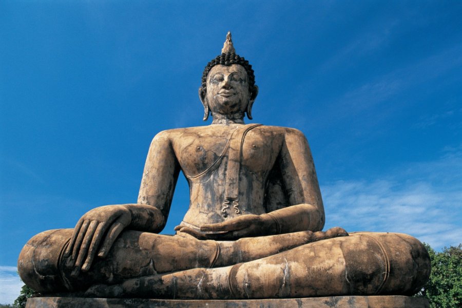 Bouddha assis du parc de Sukhothai. S.Nicolas - Iconotec