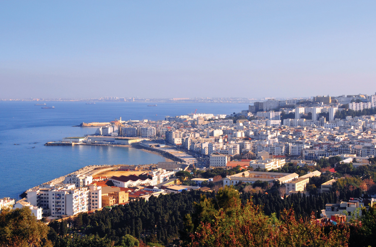 Vue d'Alger depuis la basilique Notre-Dame d'Afrique.