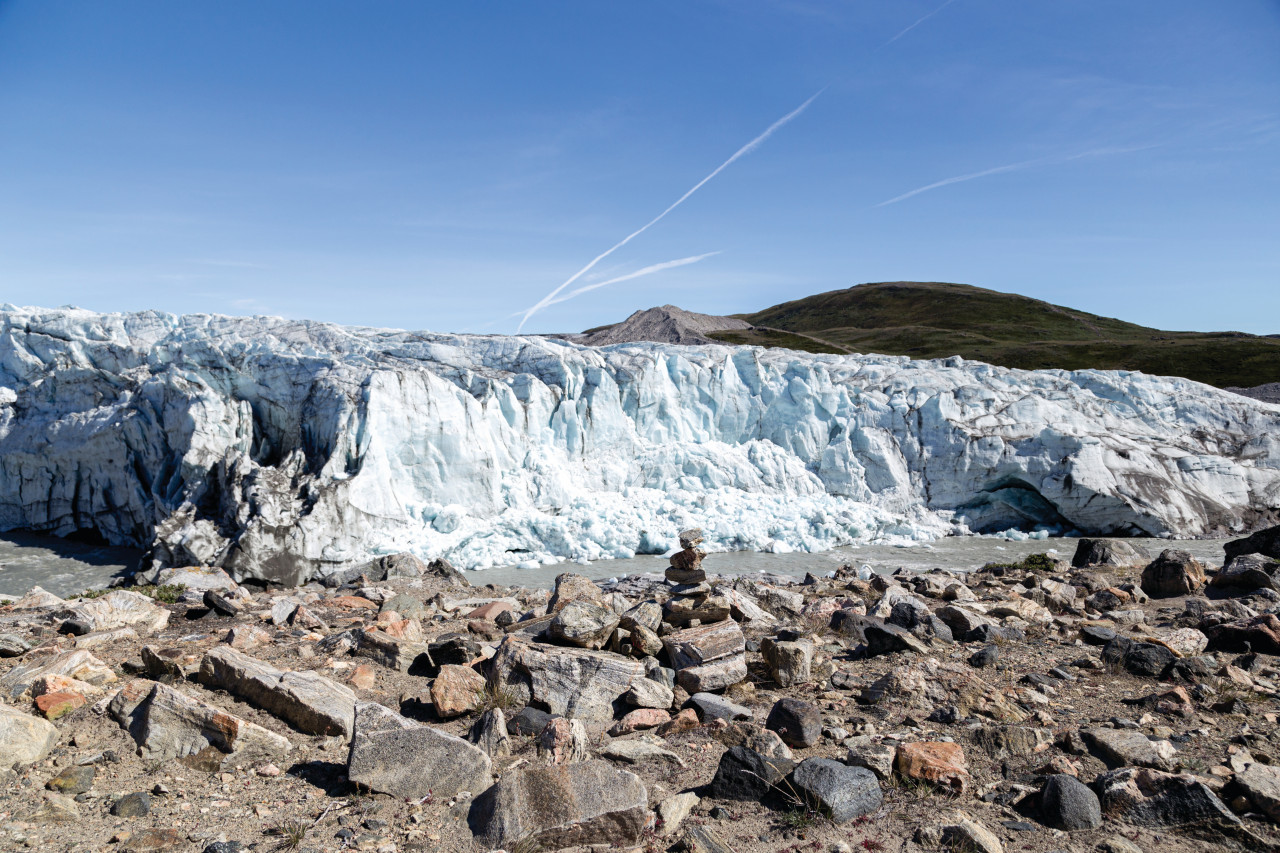 <p>Le glacier Russel</p>