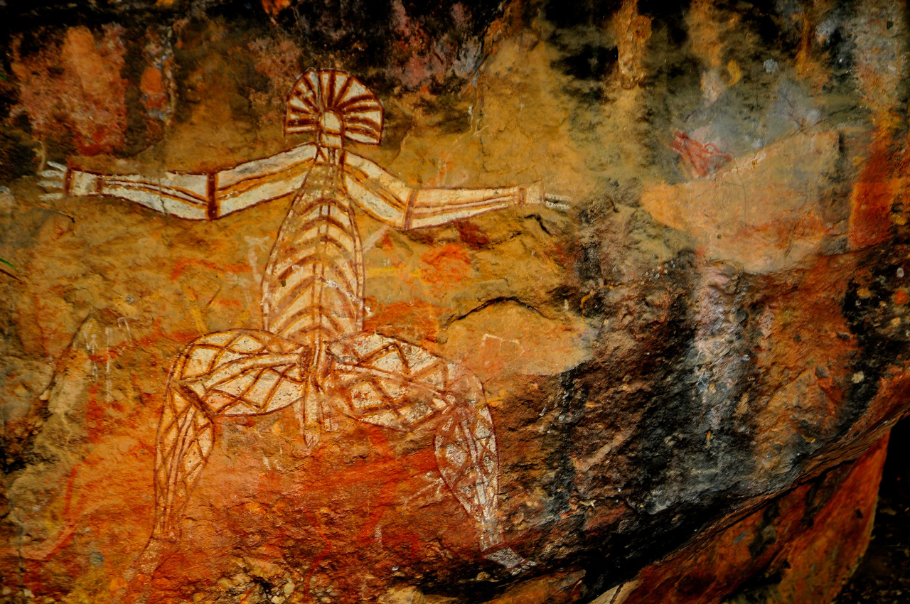 Art primitif aborigène, Kakadu.