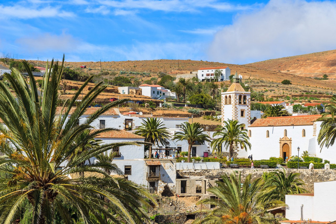 Vue d'ensemble du village de Betancuria.