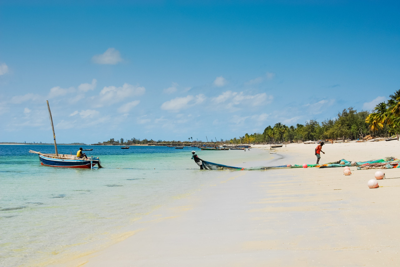 Plage de Pangane.