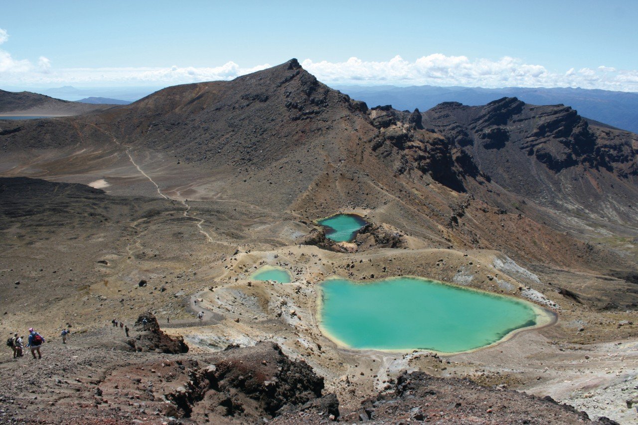 Emerald Lakes du Tongariro.