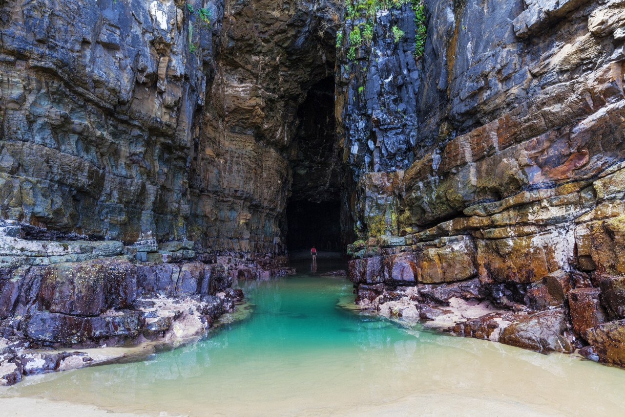 Cathedral Caves, les Catlin.