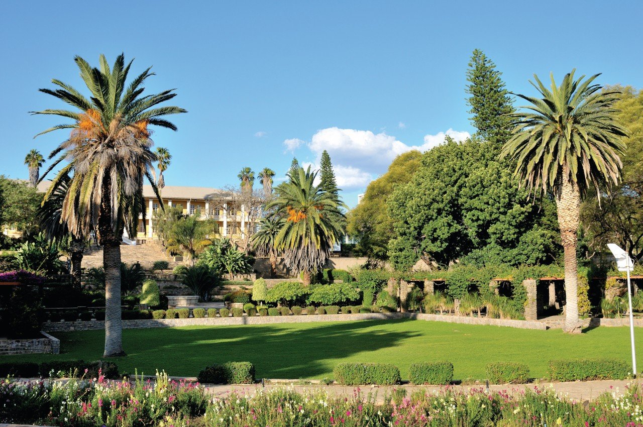 Windhoek et son parlement.