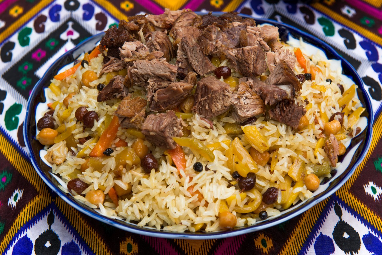 Plov, plat typique du pays.