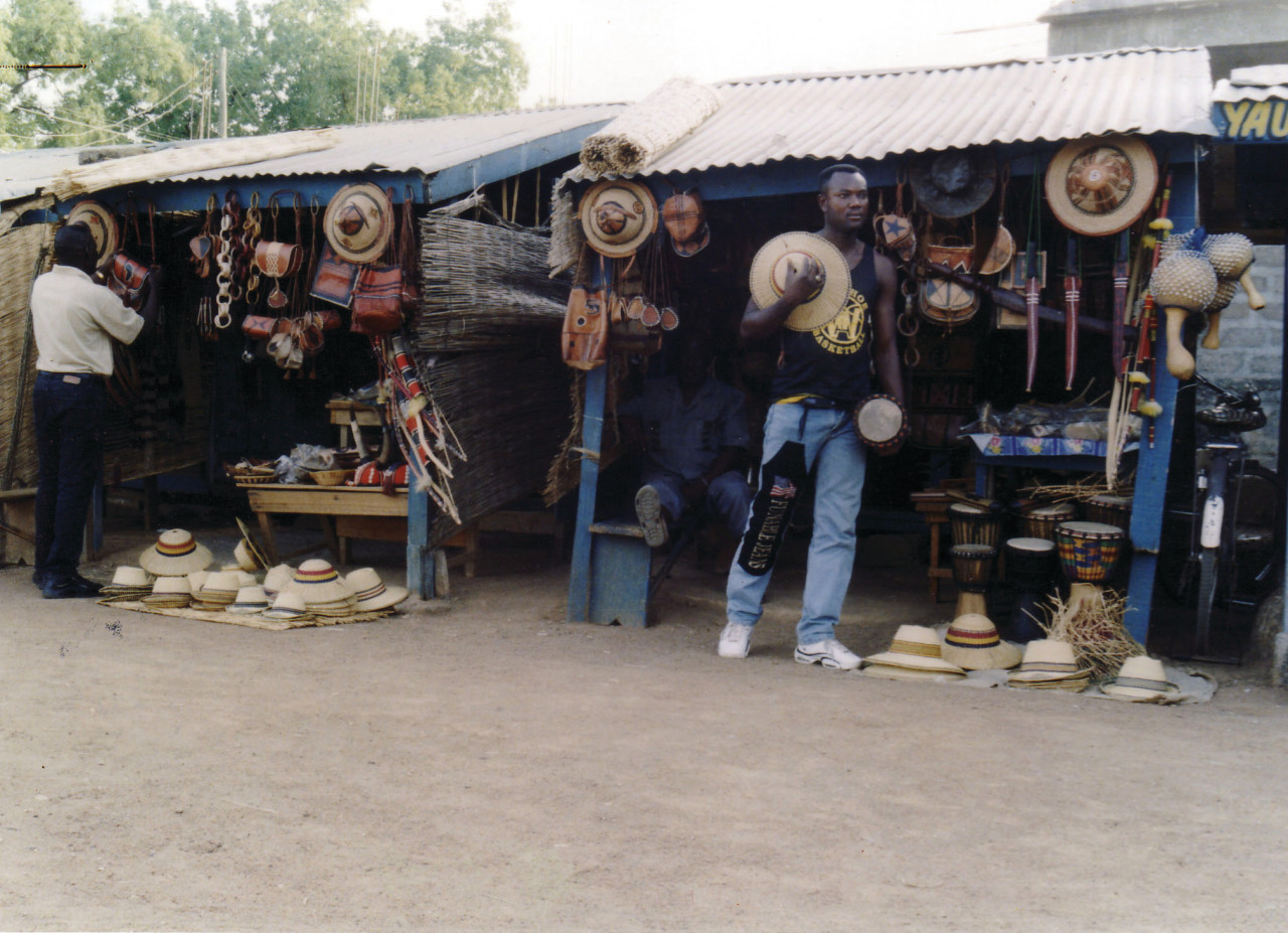 Marché artisanal de Bolgatanga.