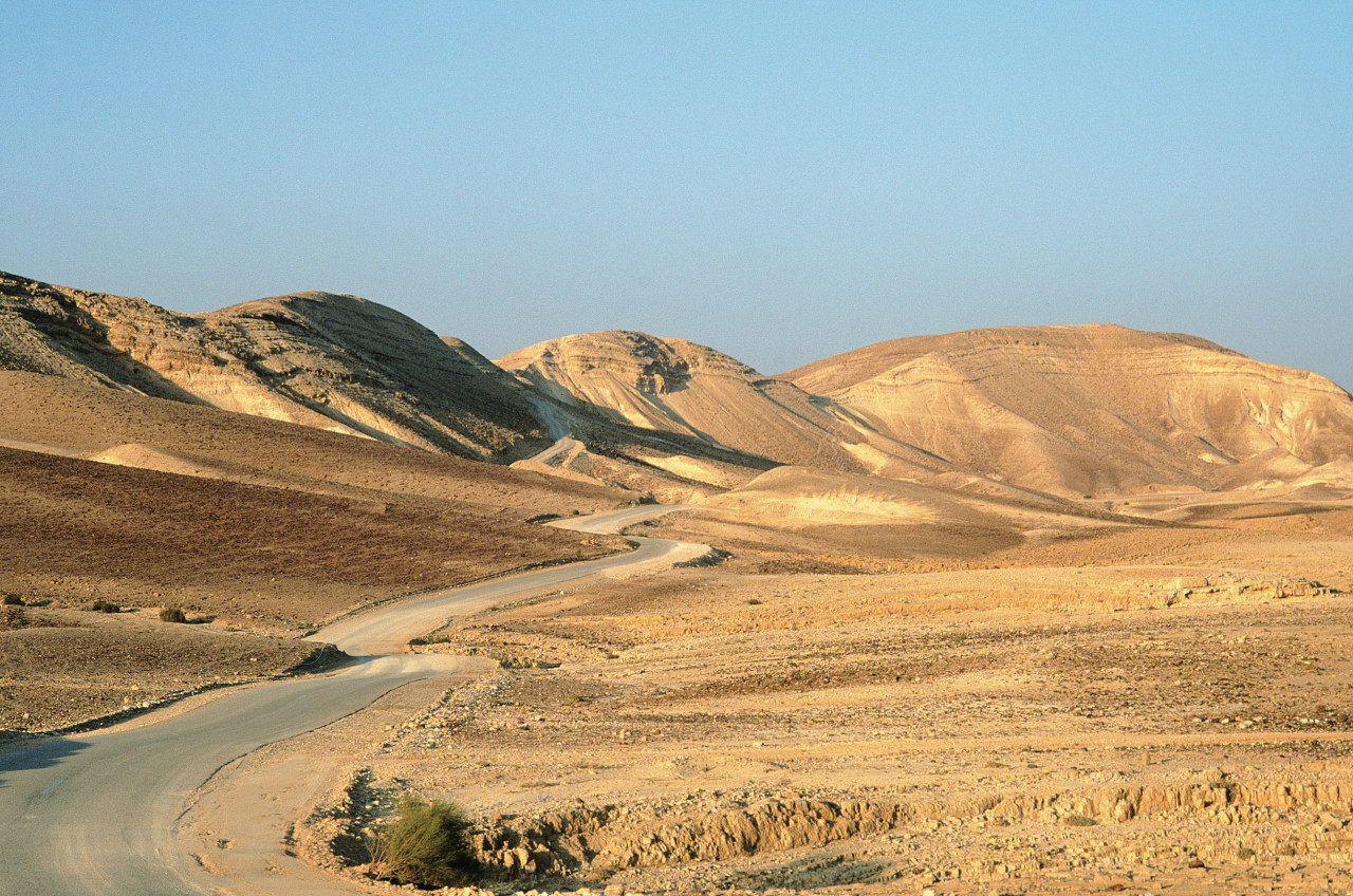 Paysage entourant Masada.