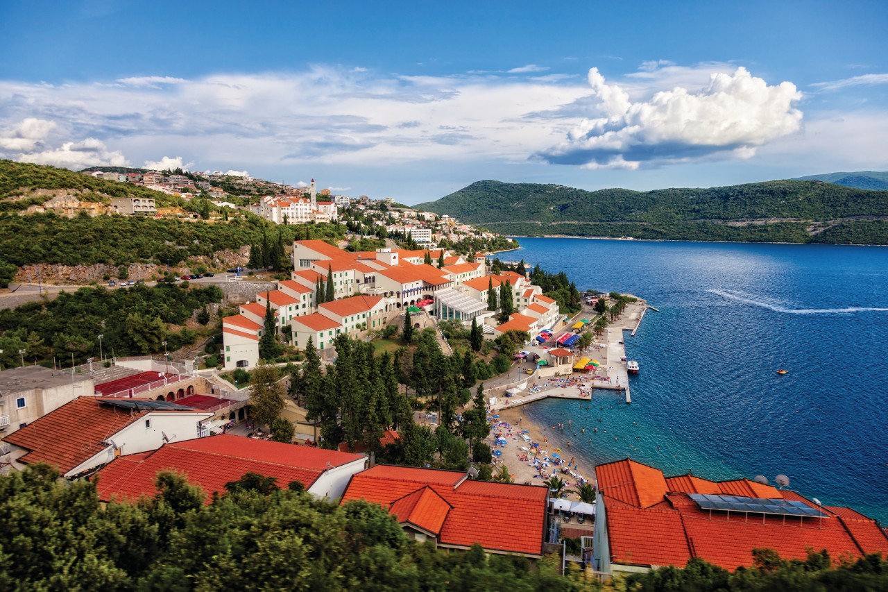 Le village touristique de Neum.