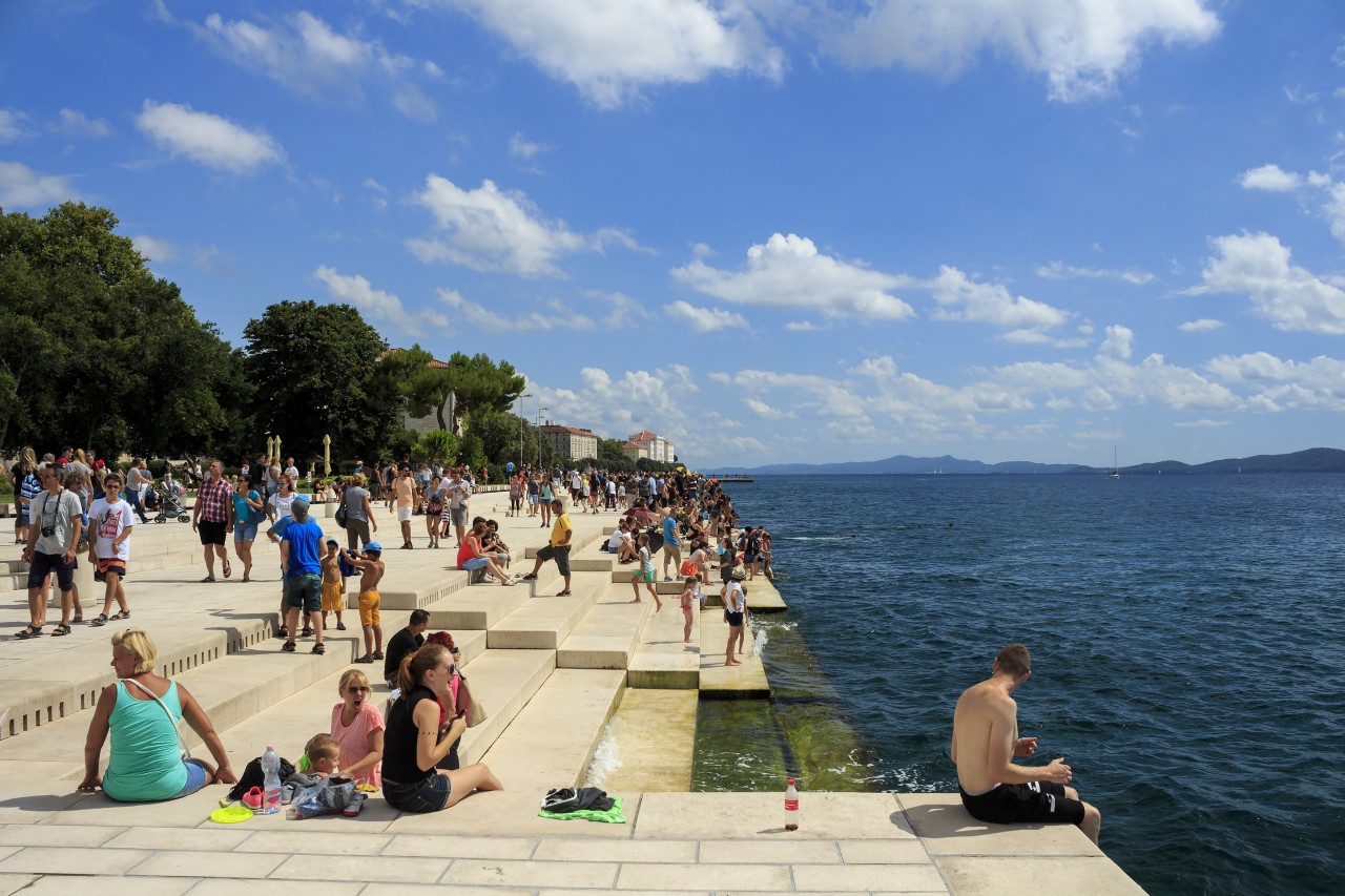 Les orgues marines de Zadar.