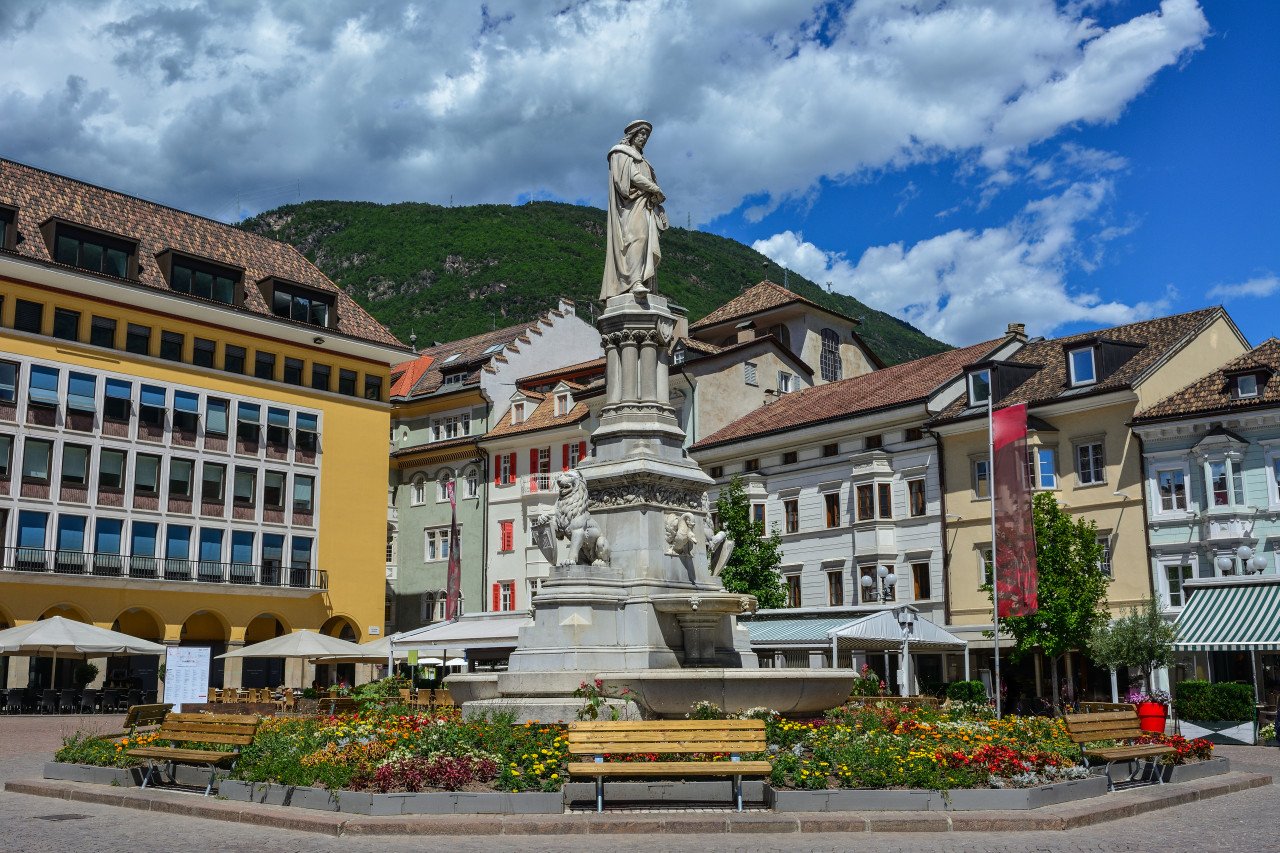 Piazza Walther à Bolzano.