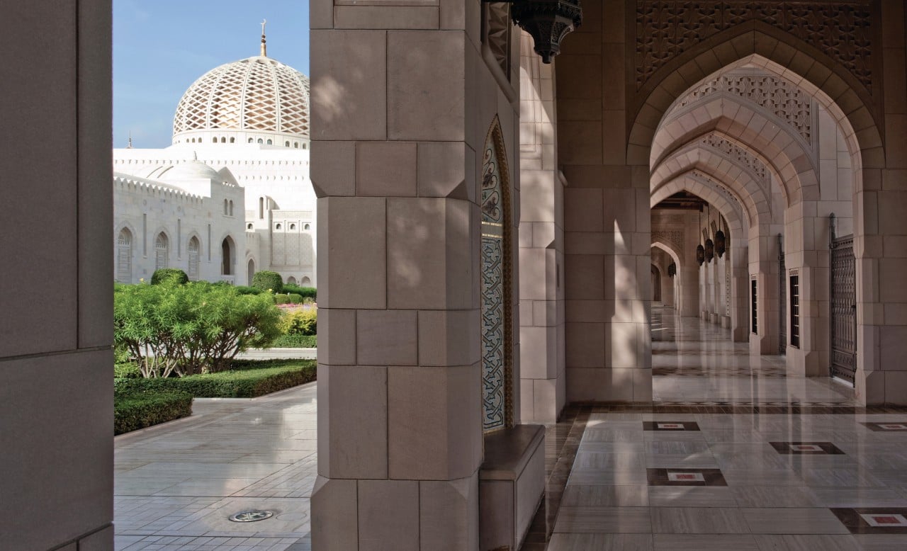 Grande mosquée Sultan Qaboos.