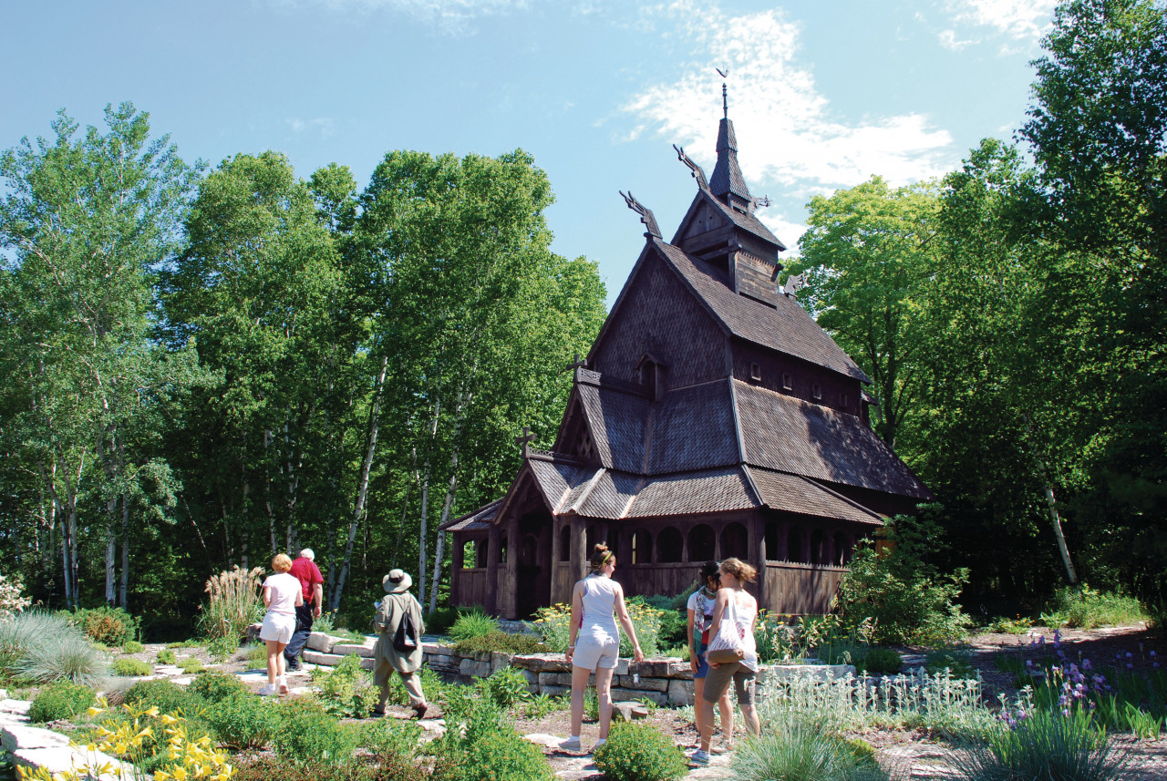 Stavkirke sur la Washington Island