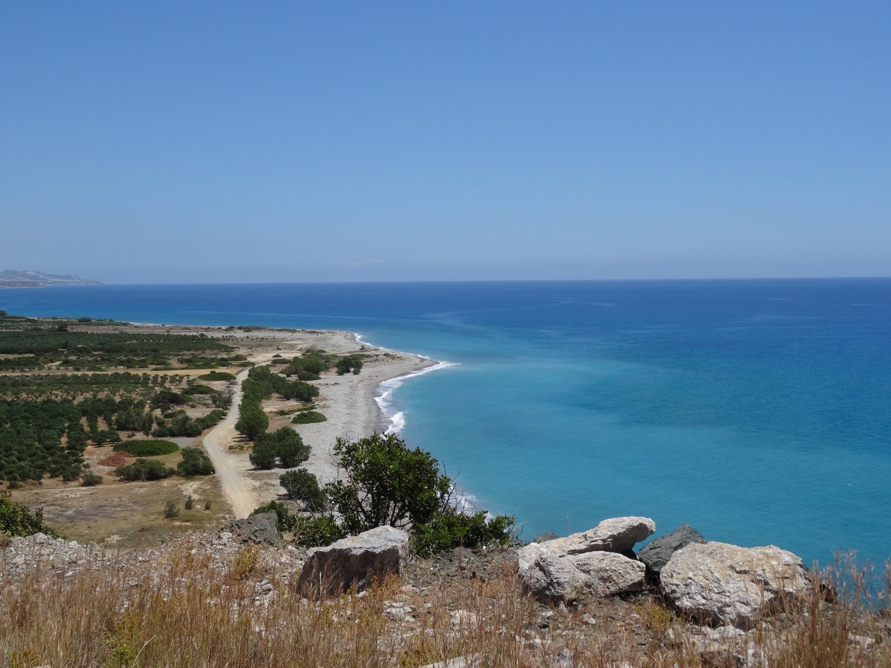 Tsoutsouros, côte sud-ouest.