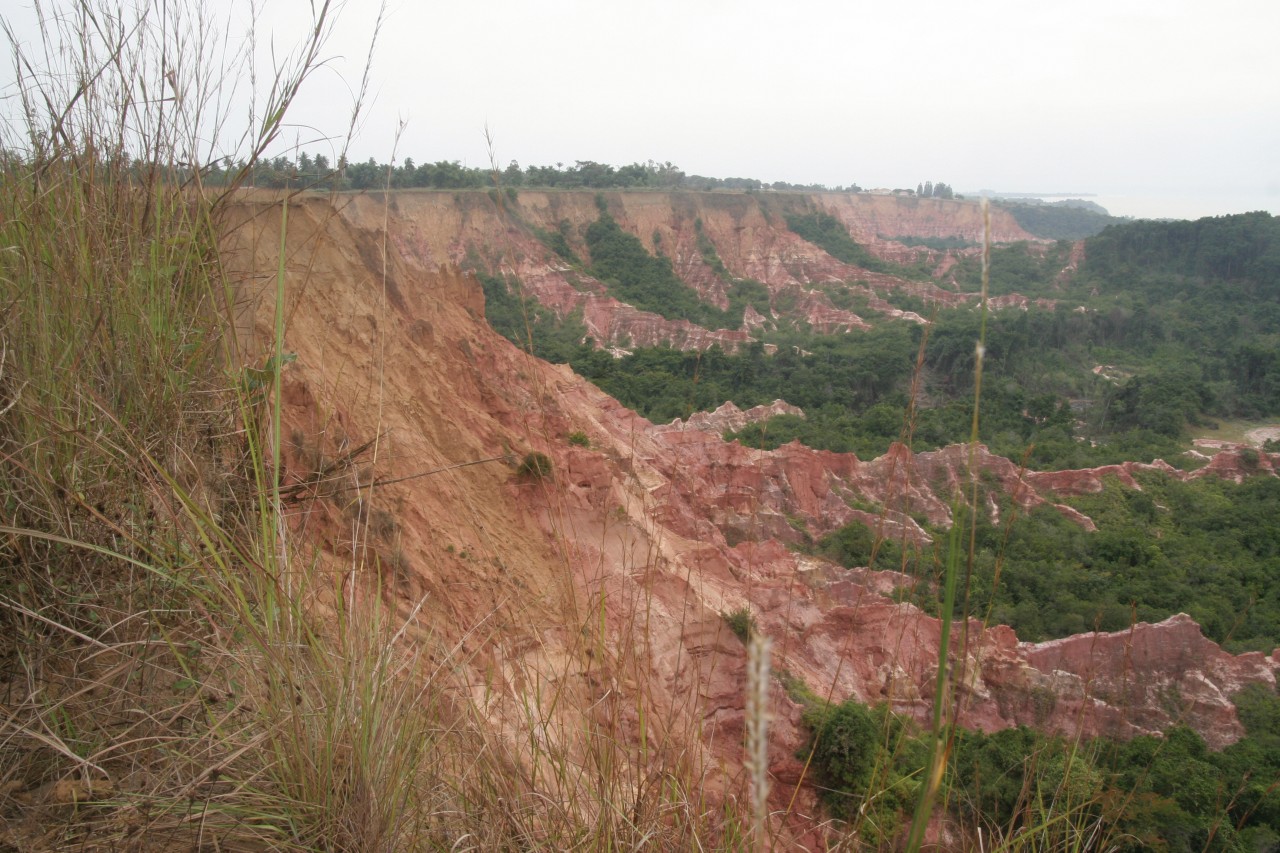 Les gorges de Diosso près de Pointe-Noire.