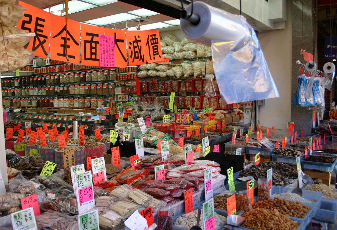 Marché chinois, Vancouver.