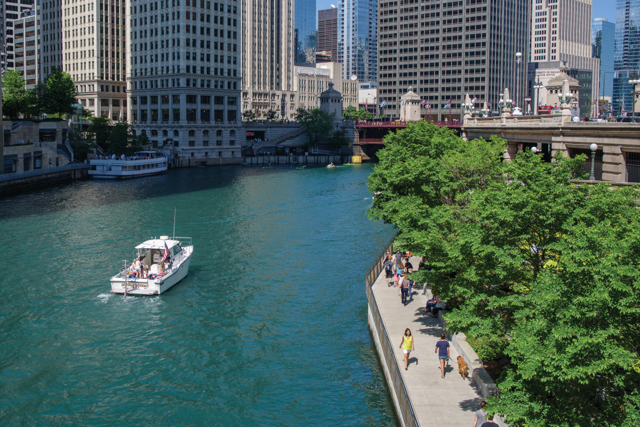 Chicago Riverwalk.