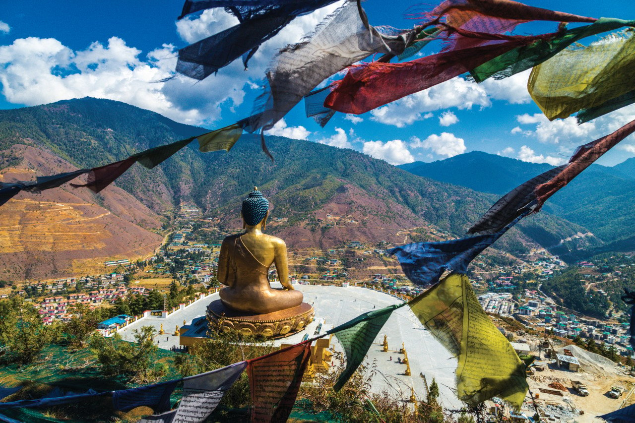 Grand bouddha Dordenma près de Thimphu.