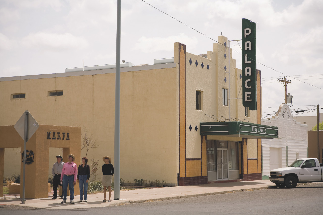 Centre-ville de Marfa.