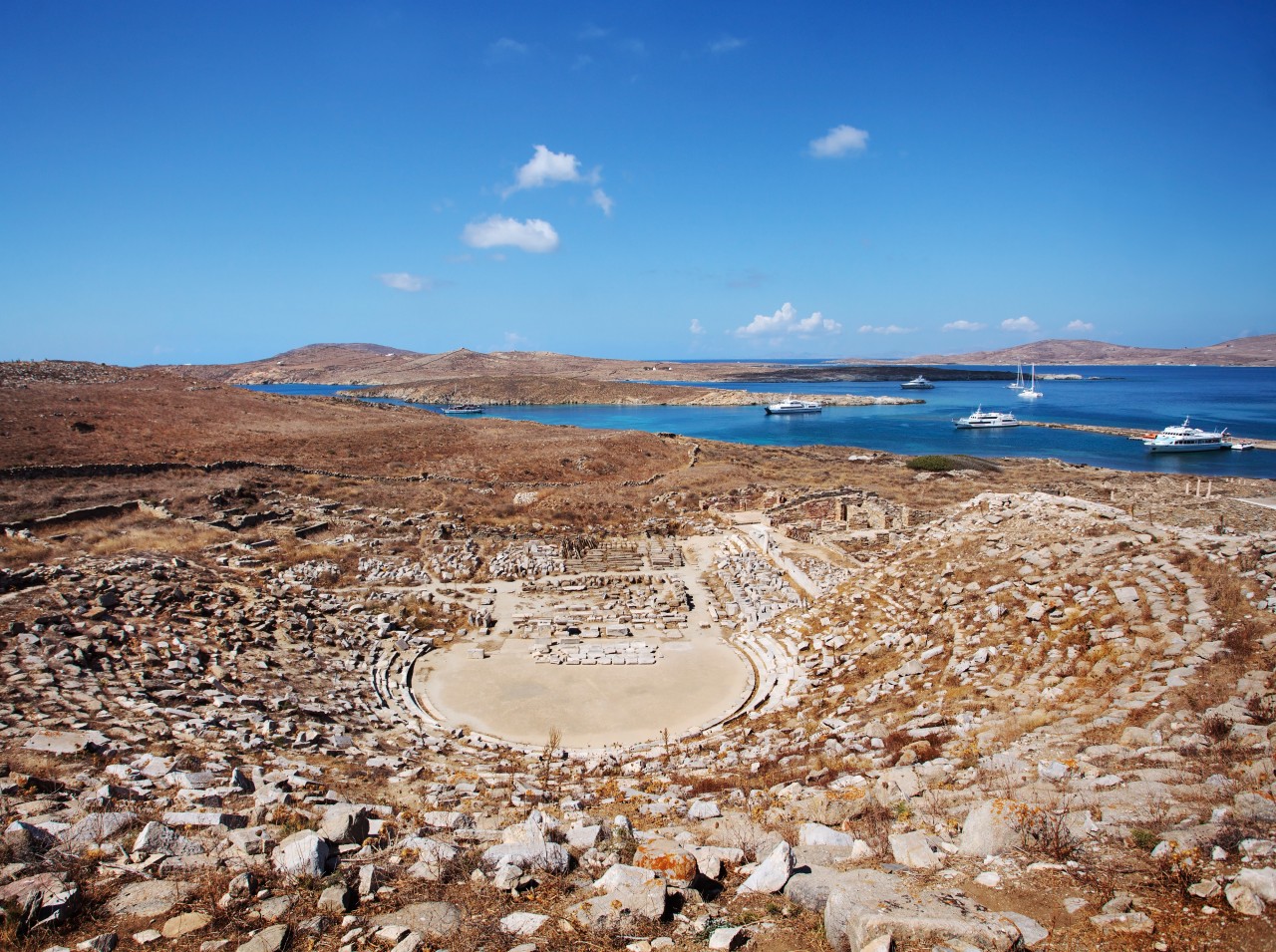 Amphithéâtre de Délos.