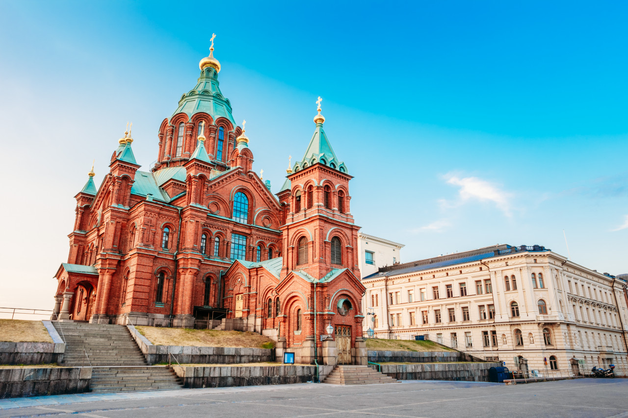 Cathédrale Upenski à Helsinki.