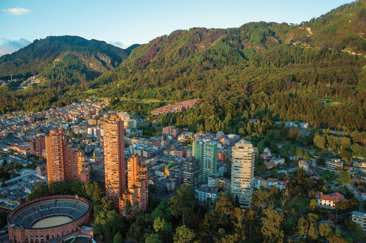 Vue sur Bogota.