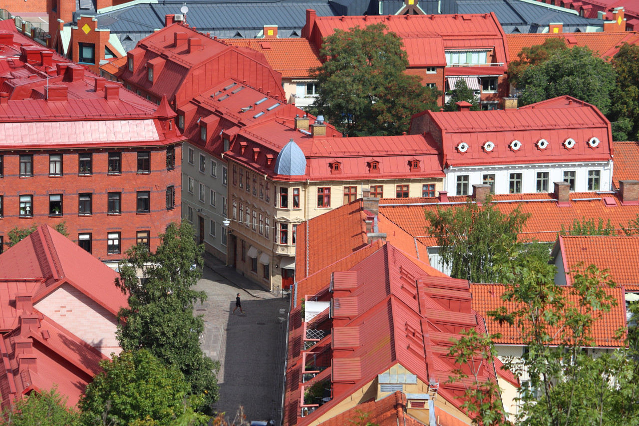 Vue sur le quartier de Haga.