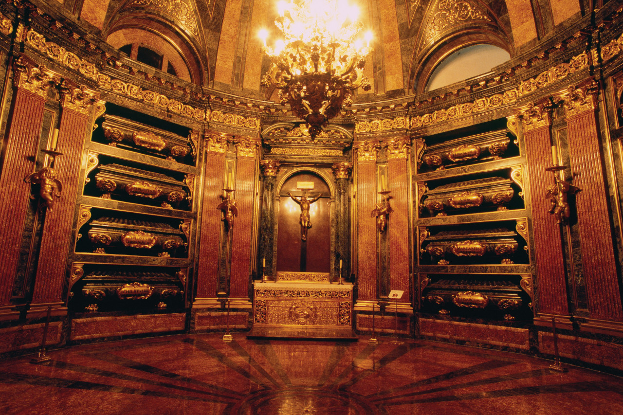 Panthéon des rois d'El Real Monasterio de San Lorenzo del Escorial.