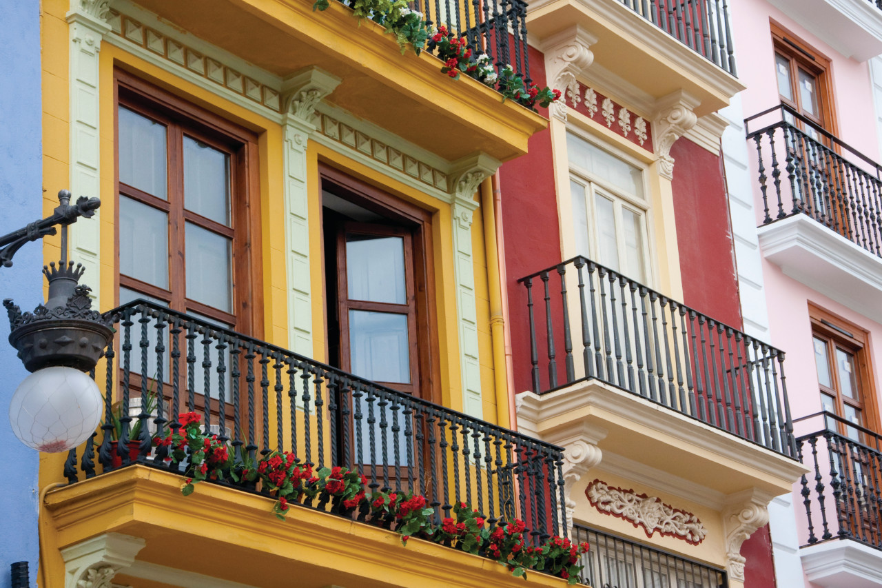 Façades de Valence.