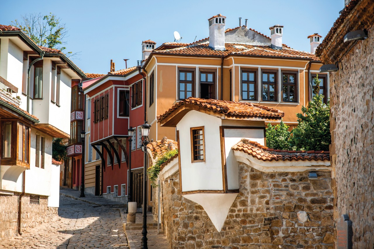 La vieille ville de Plovdiv.