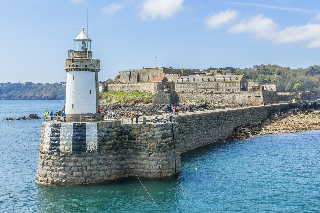 Phare de Saint-Peter-Port.