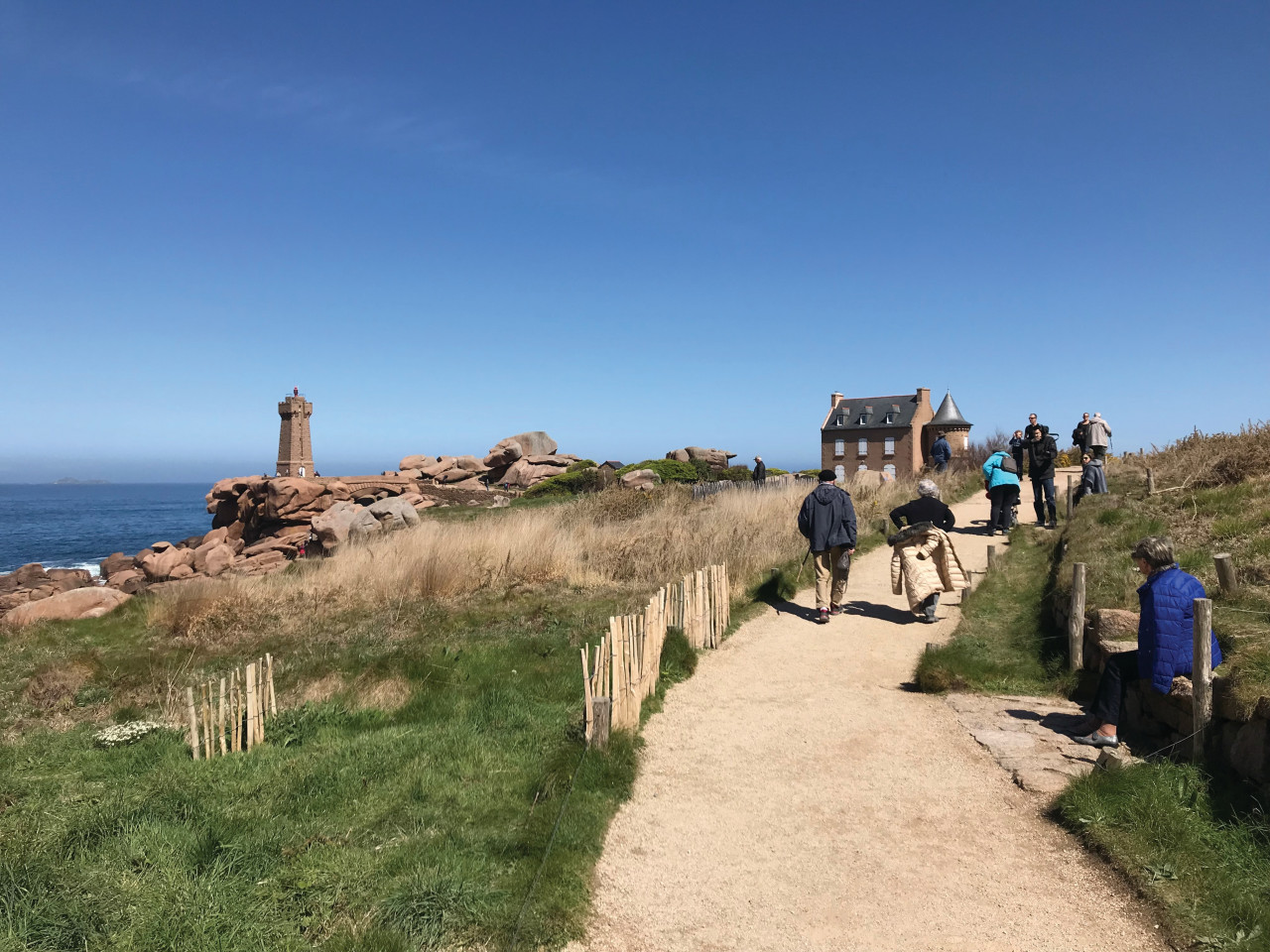 Le sentier des Douaniers à Ploumanac'h.