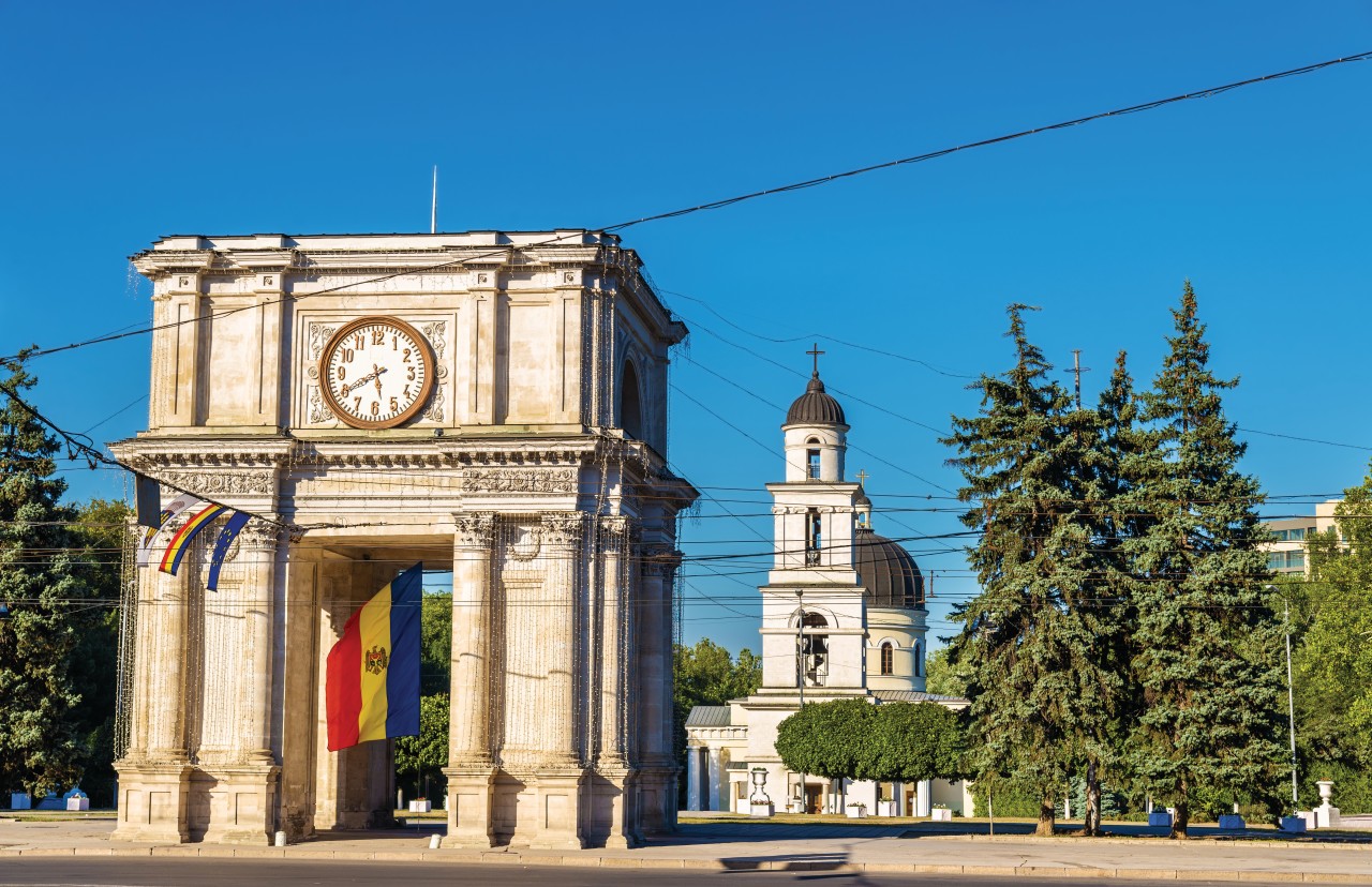 L'Arc de Triomphe de Chisinau.