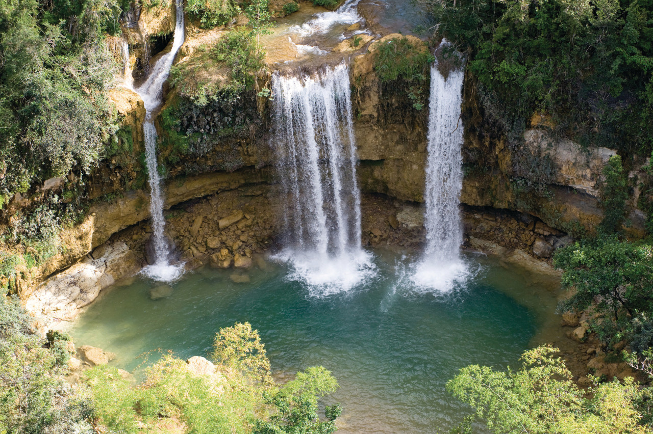 Les chutes d'eau de Limón.