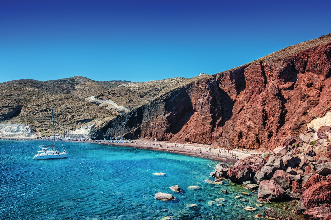 <p>Plages d'Akrotiri.</p>