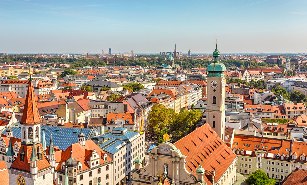 La ville de Munich.