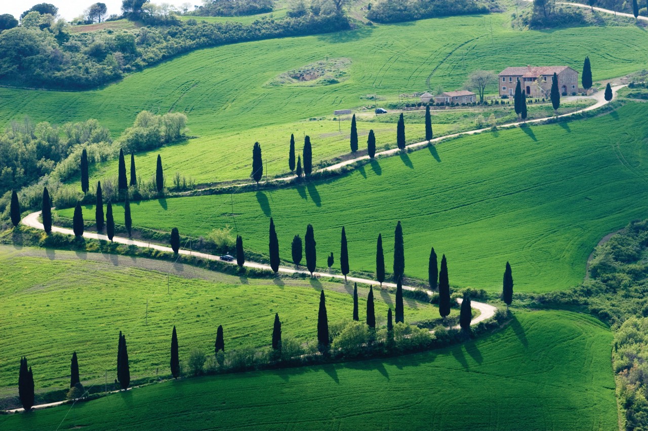 Paysage de Toscane.