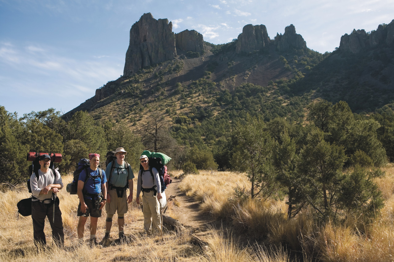 Randonneurs du Big Bend National Park.