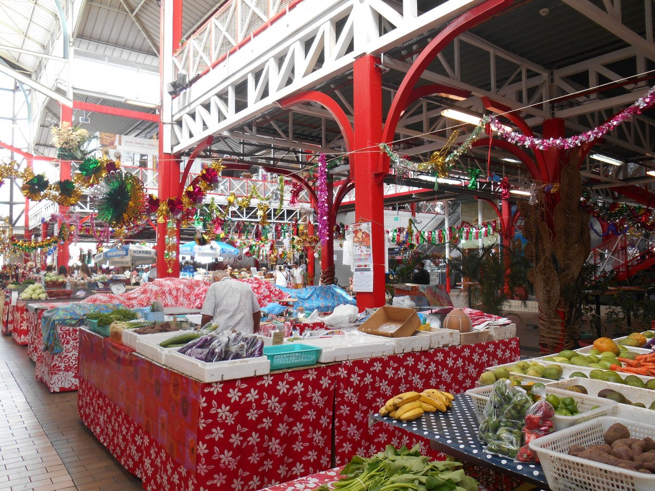 Le marché de Papeete